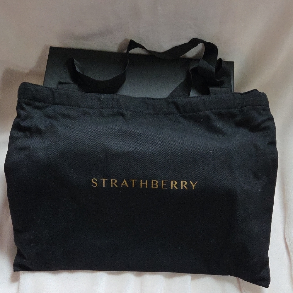 Strathberry Teal Leather Shoulder Bag - Picture 11 of 13
